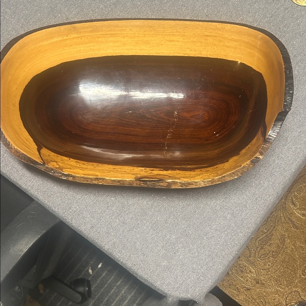 Natural Wood Cocobolo tray 13 inches